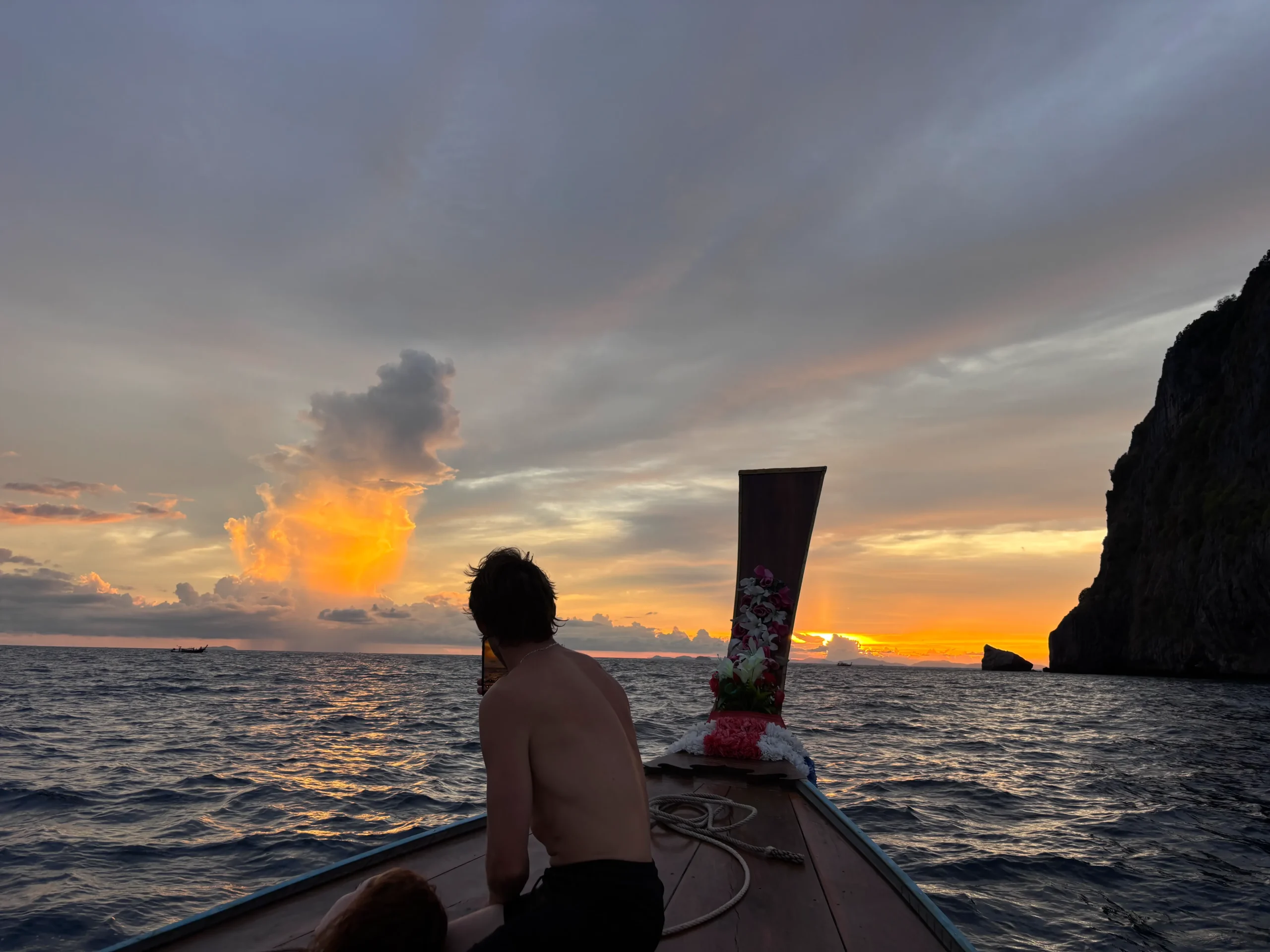 Longtail boat in Koh Phi Phi